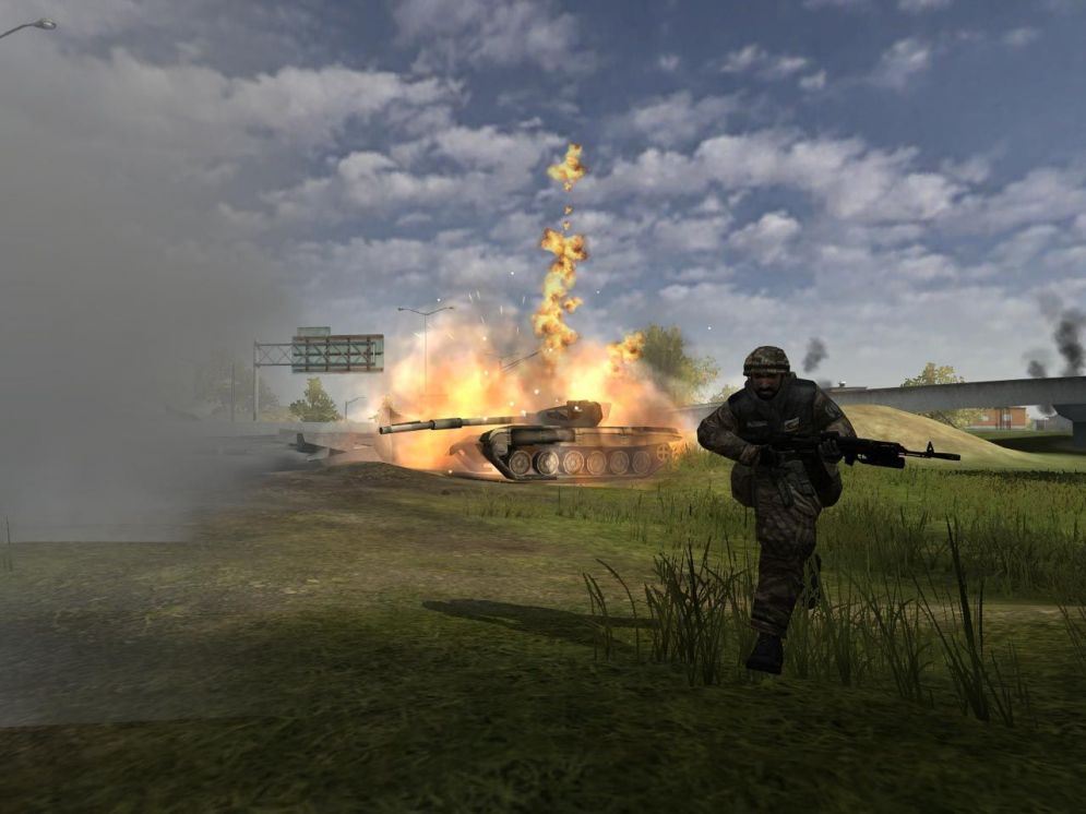 Screenshot ze hry Battlefield 2: Armored Fury - Recenze-her.cz