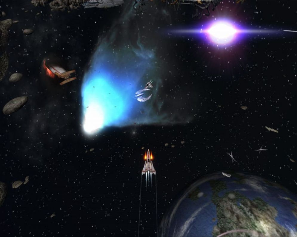 Screenshot ze hry Battlestar Galactica - Recenze-her.cz