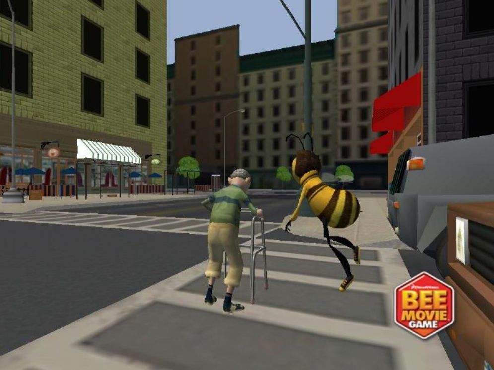 Screenshot ze hry Bee Movie Game - Recenze-her.cz