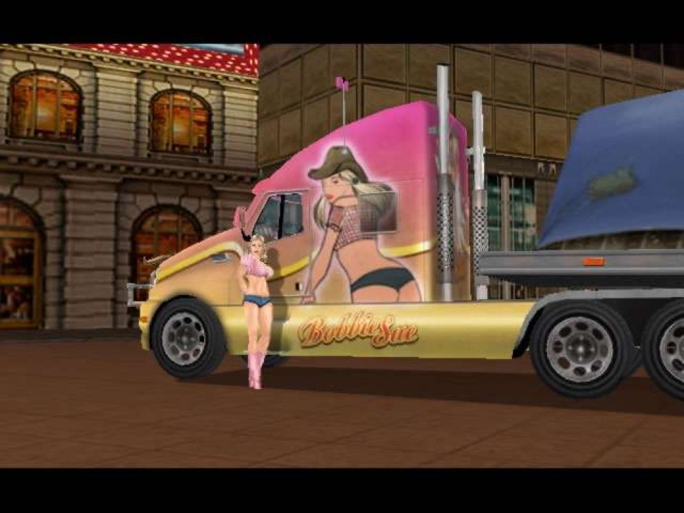 Screenshot ze hry Big Mutha Truckers 2: Truck Me Harder - Recenze-her.cz