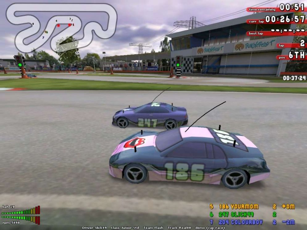 Screenshot ze hry Big Scale Racing - Recenze-her.cz