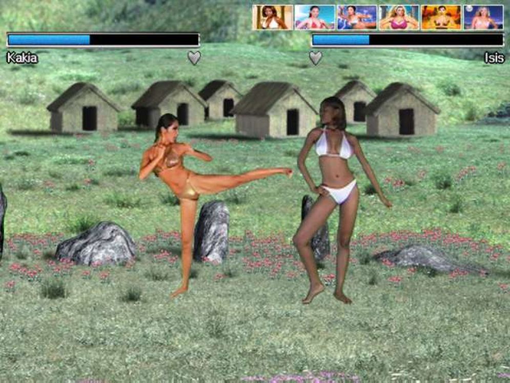 Screenshot ze hry Bikini Karate Babes - Recenze-her.cz
