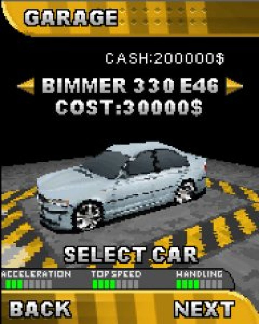 Screenshot ze hry Bimmer Street Racing 3D - Recenze-her.cz