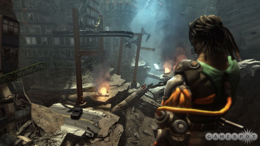 Screenshot ze hry Bionic Commando - Recenze-her.cz