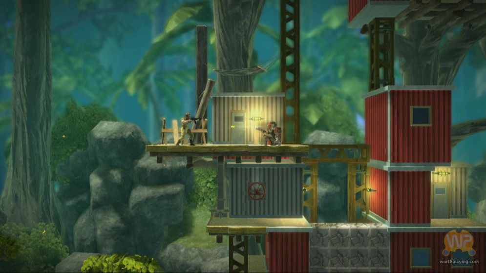 Screenshot ze hry Bionic Commando: Rearmed 2 - Recenze-her.cz