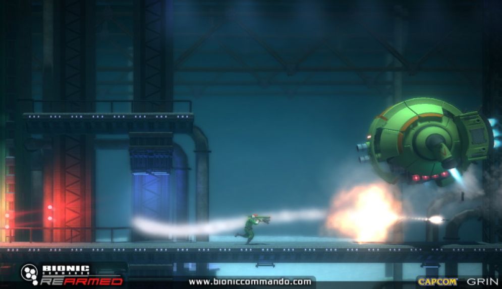 Screenshot ze hry Bionic Commando Rearmed - Recenze-her.cz