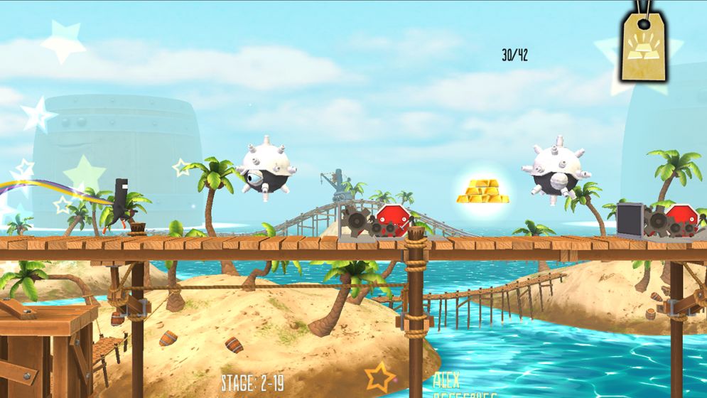 Screenshot ze hry Bit.Trip Presents Runner2: Future Legend of Rhythm Alien - Recenze-her.cz