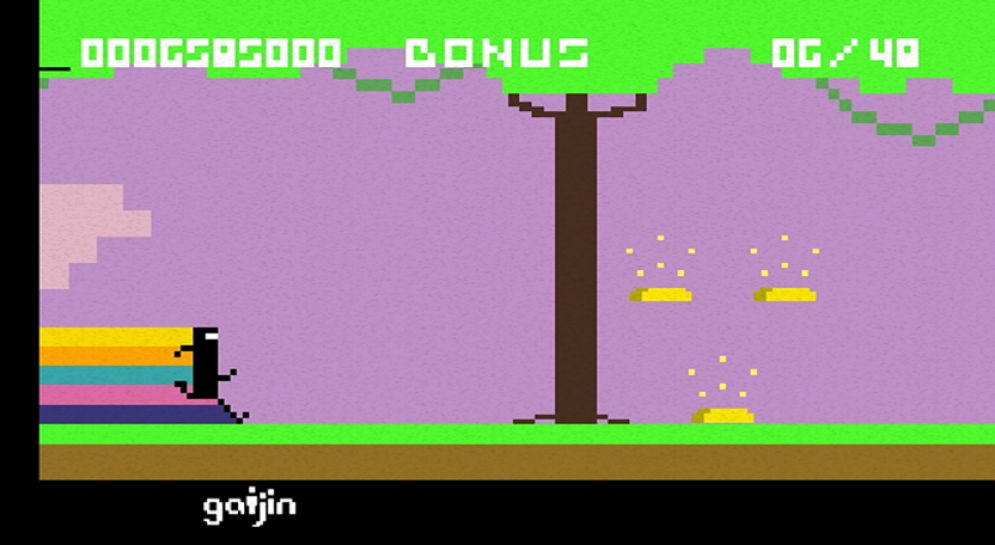 Screenshot ze hry Bit.Trip Runner - Recenze-her.cz