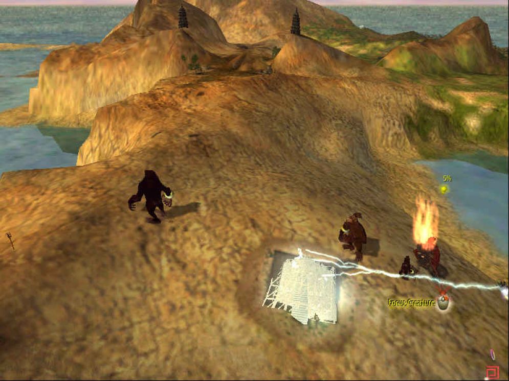 Screenshot ze hry Black & White: Creature Isle - Recenze-her.cz