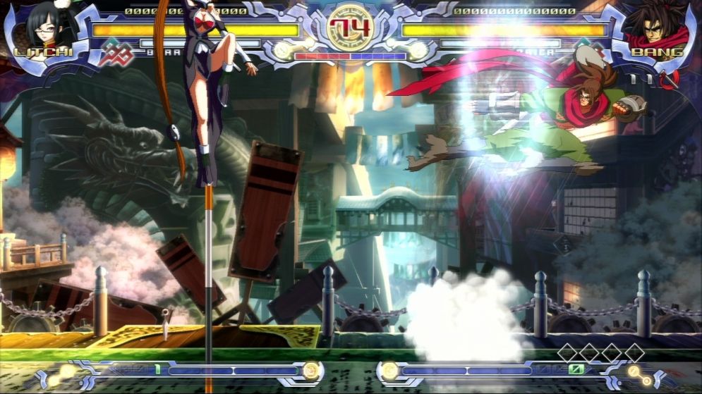 Screenshot ze hry BlazBlue: Calamity Trigger  - Recenze-her.cz