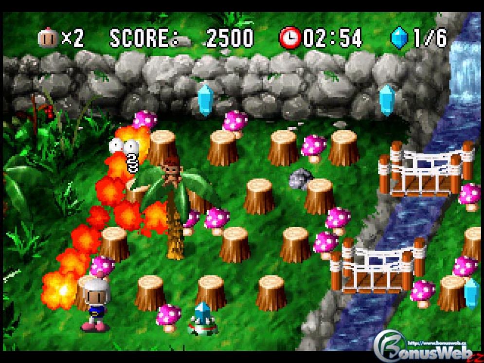Screenshot ze hry Bomberman Collection - Recenze-her.cz