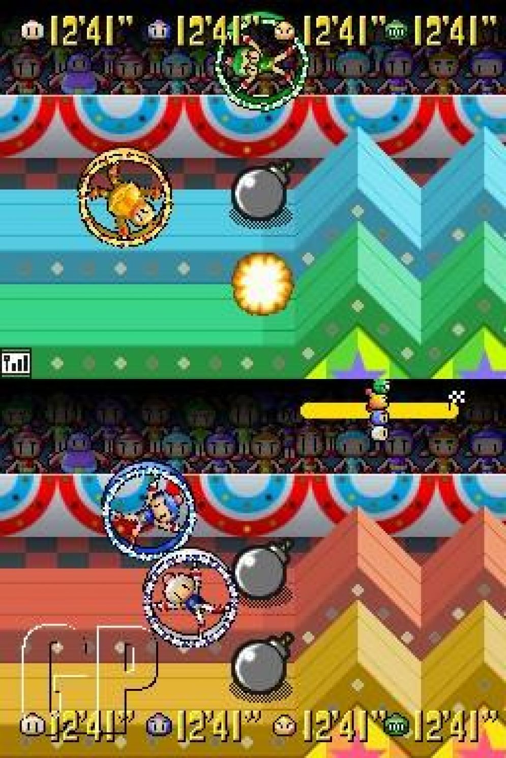 Screenshot ze hry Bomberman Land Touch! 2 - Recenze-her.cz