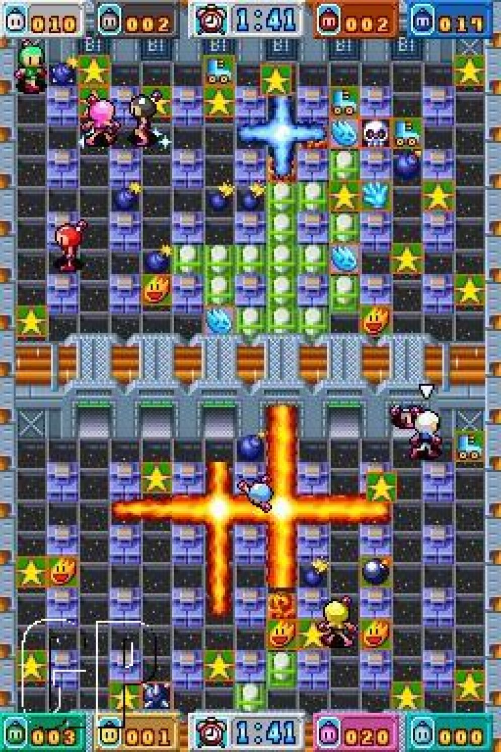 Screenshot ze hry Bomberman Land Touch! 2 - Recenze-her.cz