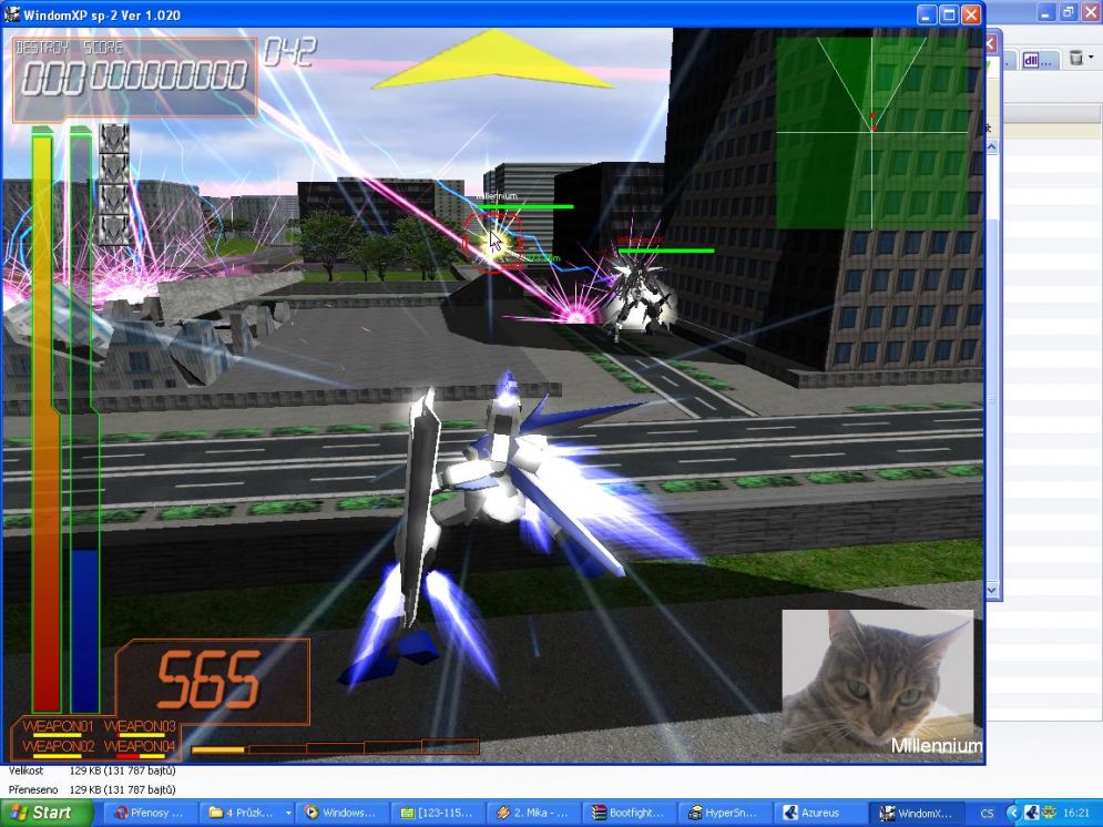 Screenshot ze hry Bootfighter Windom XP SP2.NET - Recenze-her.cz
