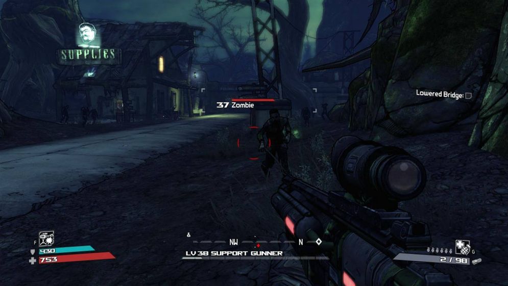 Screenshot ze hry Borderlands: The Zombie Island of Dr. Ned - Recenze-her.cz