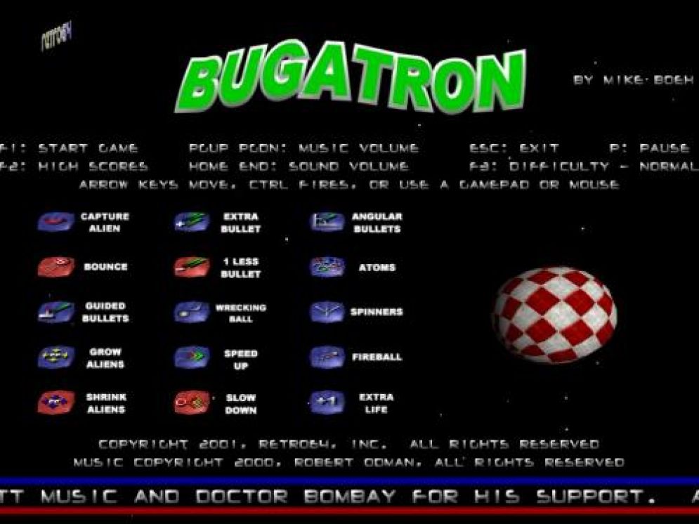 Screenshot ze hry Bugatron - Recenze-her.cz