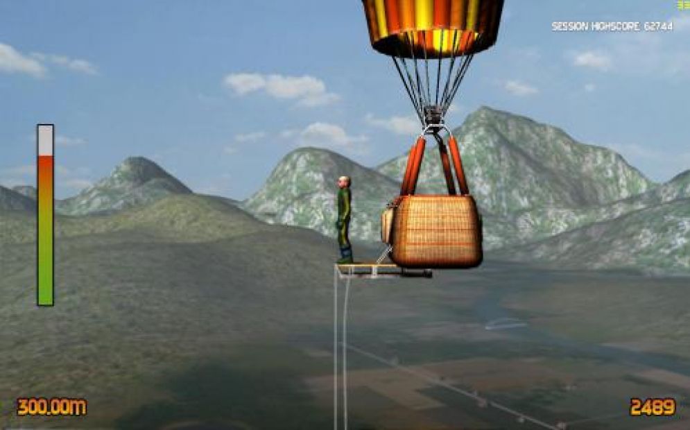 Screenshot ze hry Bungee Jumping Simulator - Recenze-her.cz