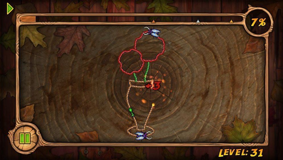 Screenshot ze hry Burn The Rope - Recenze-her.cz