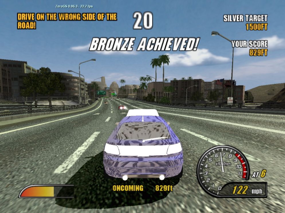 Screenshot ze hry Burnout 2: Point of Impact - Recenze-her.cz