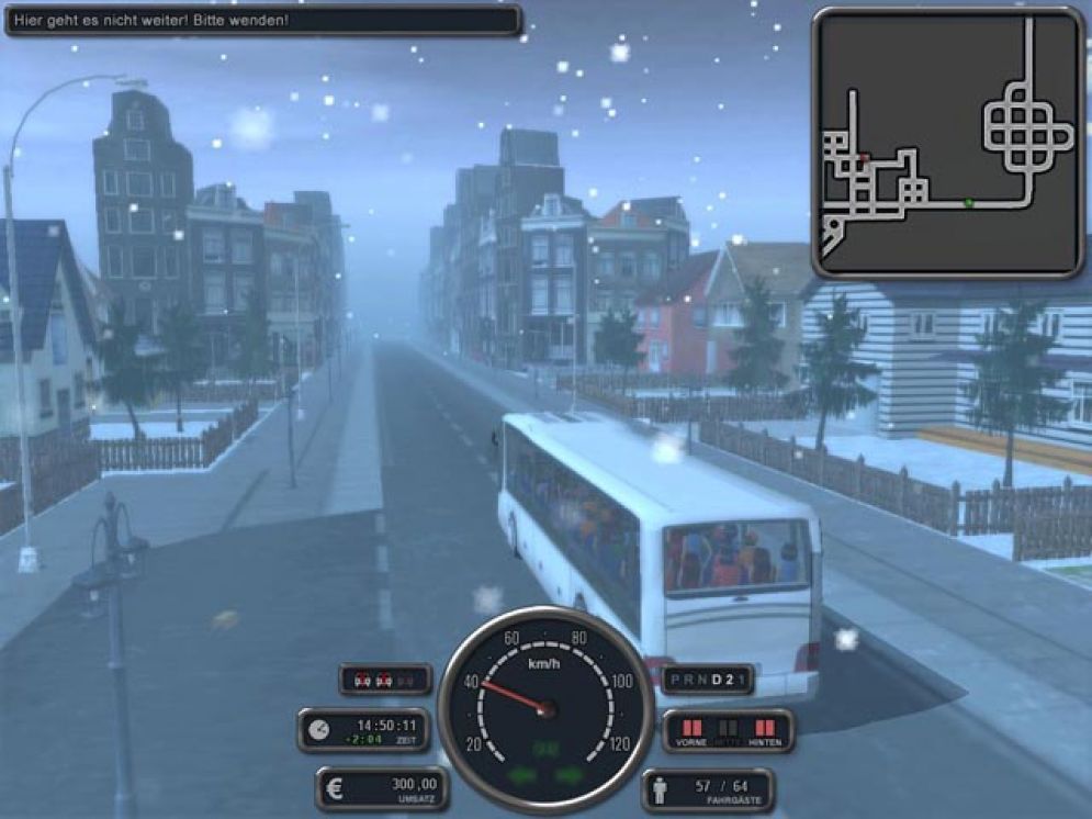 Screenshot ze hry Bus Simulator 2008 - Recenze-her.cz