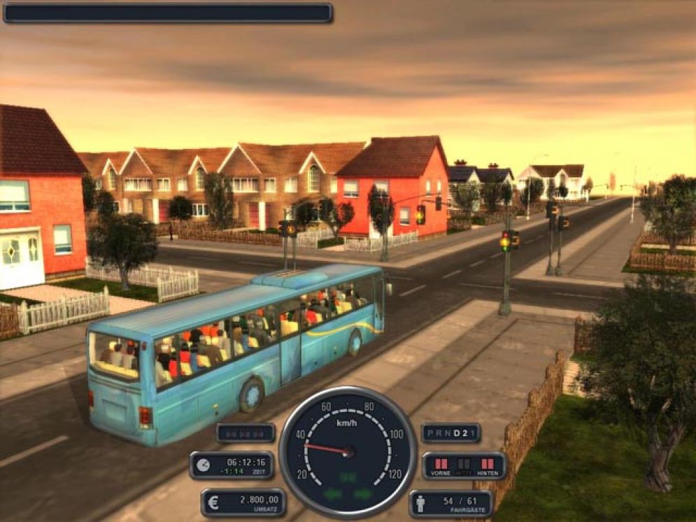 Screenshot ze hry Bus Simulator 2008 - Recenze-her.cz