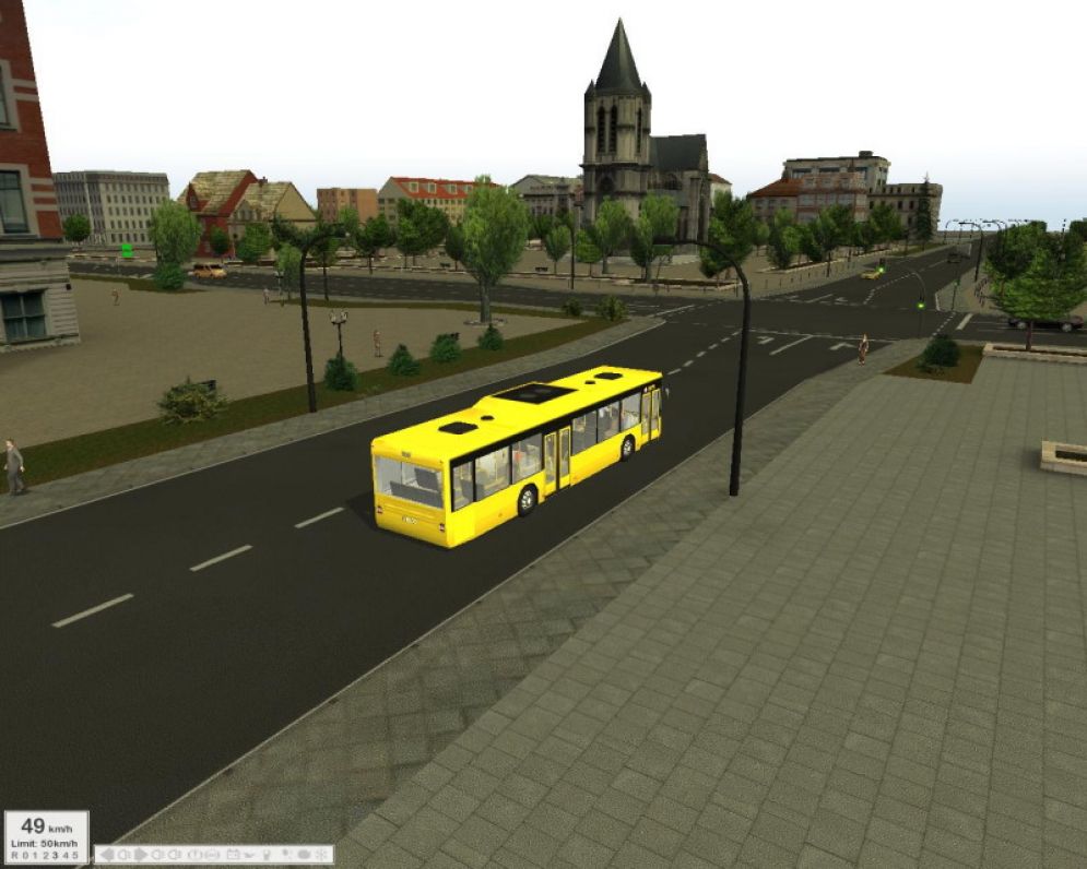 Screenshot ze hry Bus Simulator 2009 - Recenze-her.cz