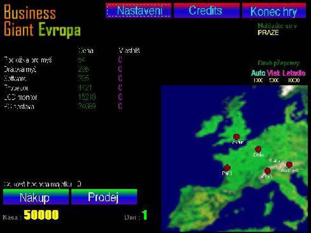 Screenshot ze hry Business Giant Evropa - Recenze-her.cz