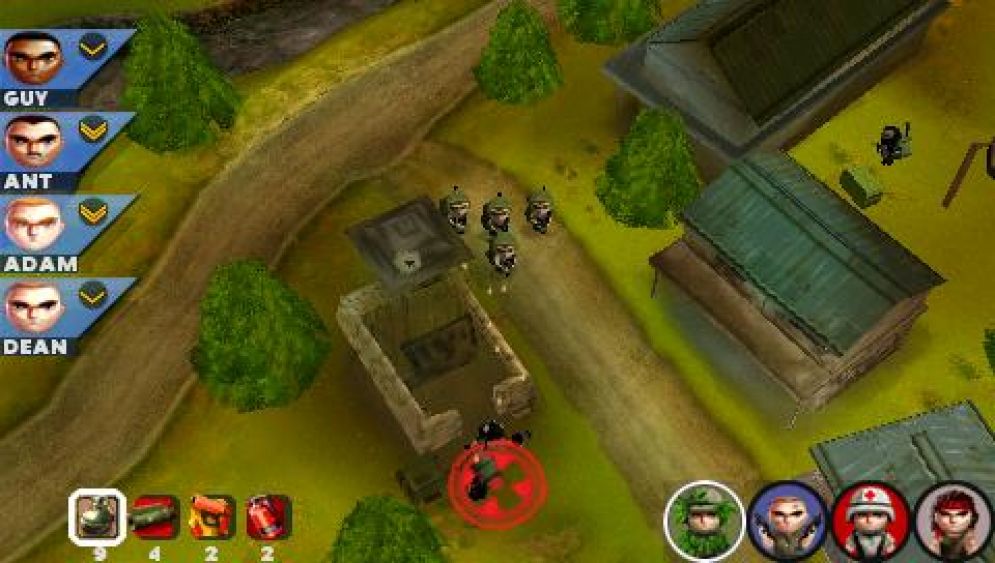 Screenshot ze hry Cannon Fodder - Recenze-her.cz