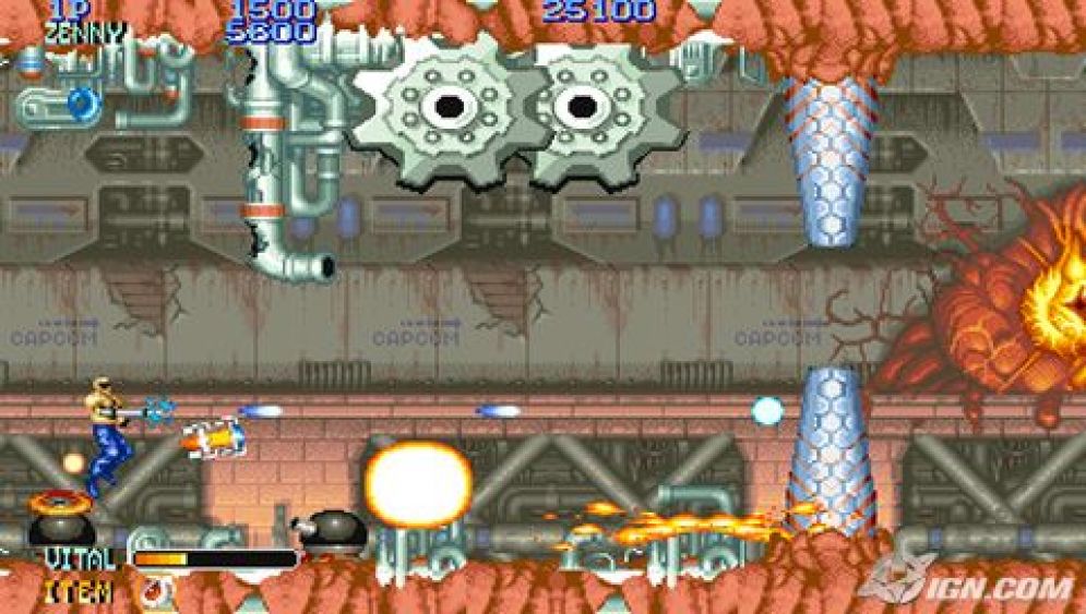 Screenshot ze hry Capcom Classics Collection Remixed - Recenze-her.cz