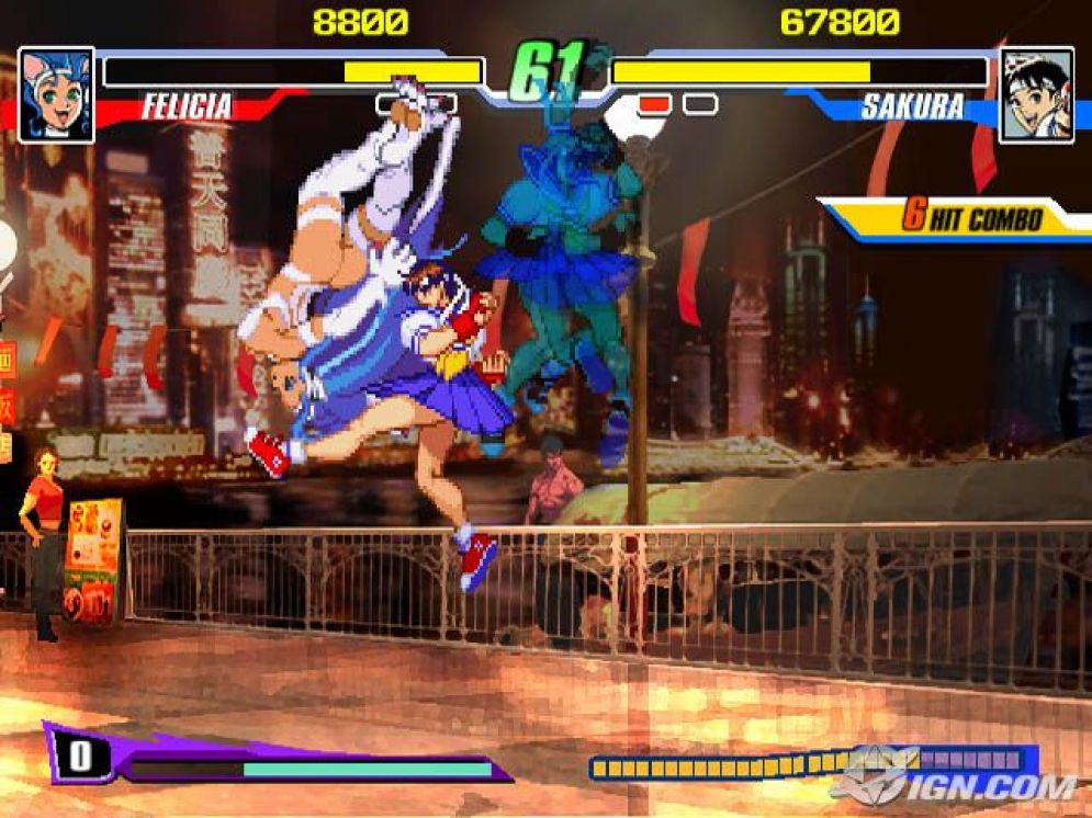 Screenshot ze hry Capcom Fighting Evolution - Recenze-her.cz