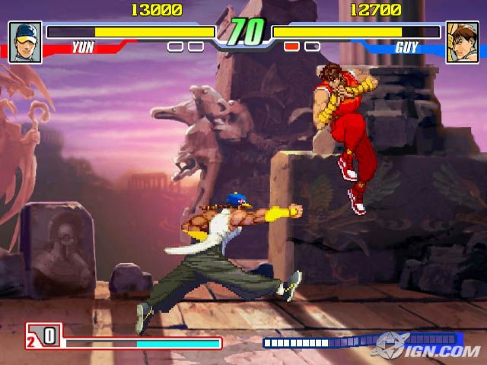 Screenshot ze hry Capcom Fighting Evolution - Recenze-her.cz