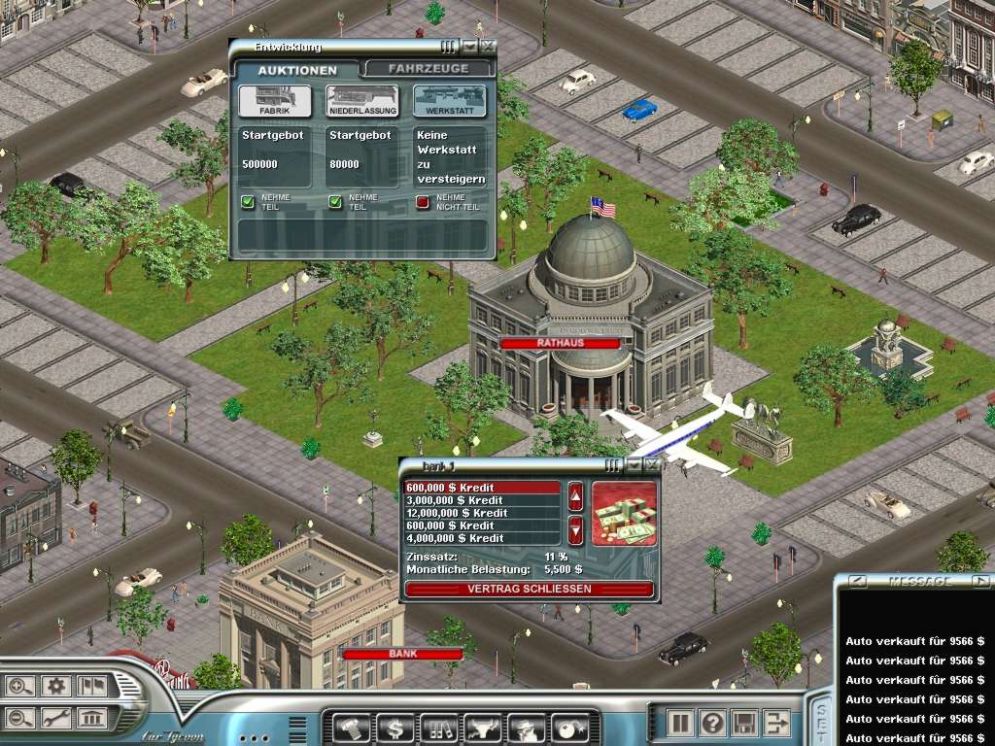 Screenshot ze hry Car Tycoon - Recenze-her.cz