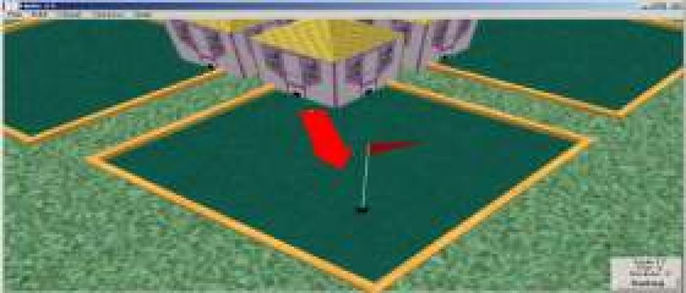 Screenshot ze hry Carpet Golf VR - Recenze-her.cz