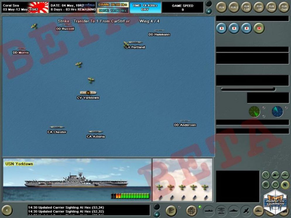 Screenshot ze hry Carriers at War - Recenze-her.cz