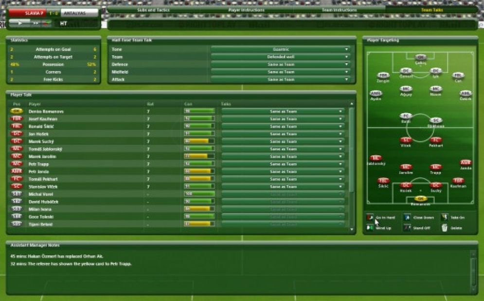 Screenshot ze hry Championship Manager 2010 - Recenze-her.cz