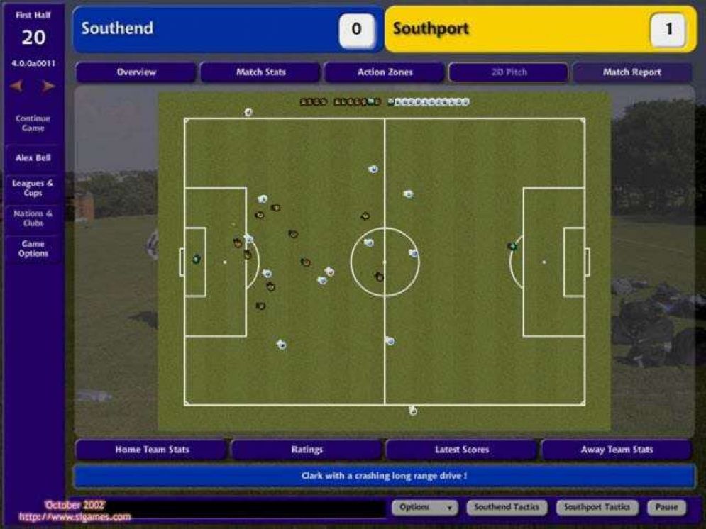 Screenshot ze hry Championship Manager 4 - Recenze-her.cz