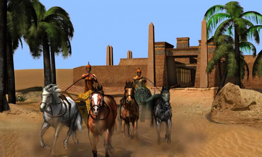 Screenshot ze hry Chariots: The First Olympics - Recenze-her.cz