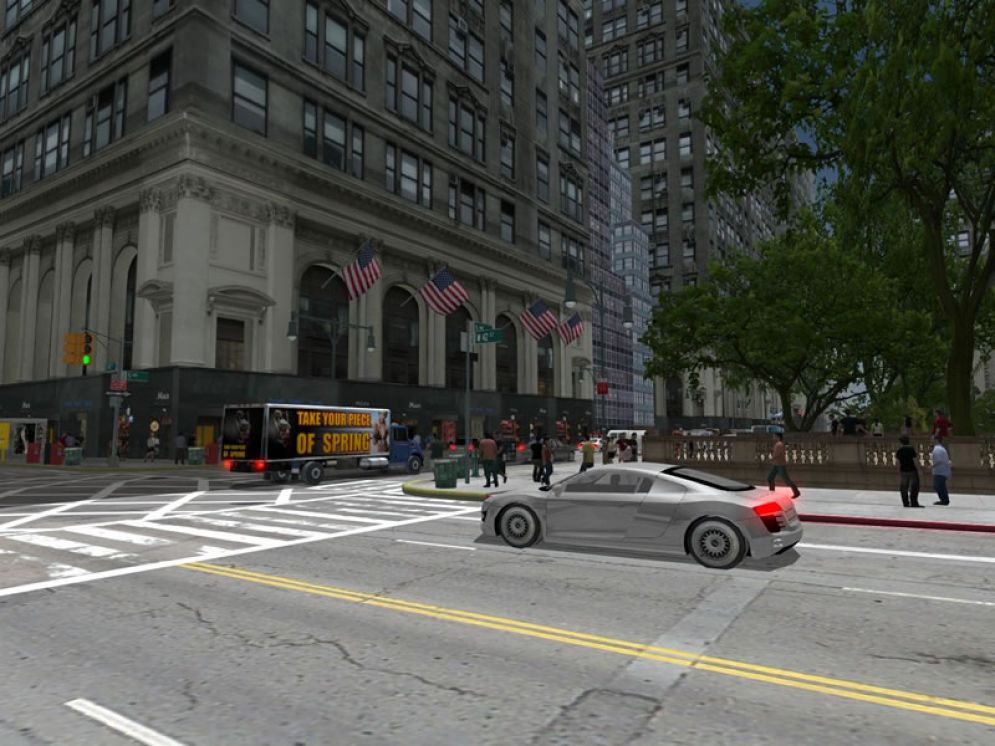Screenshot ze hry City Bus Simulator 2010: New York - Recenze-her.cz