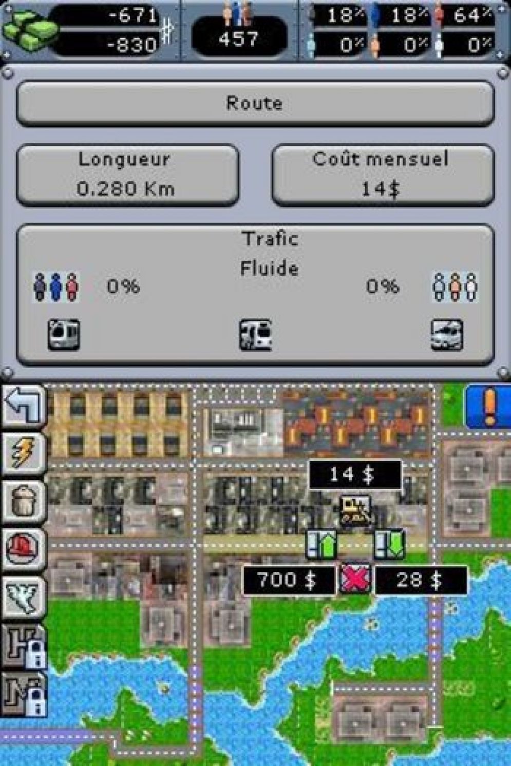 Screenshot ze hry City Life DS - Recenze-her.cz