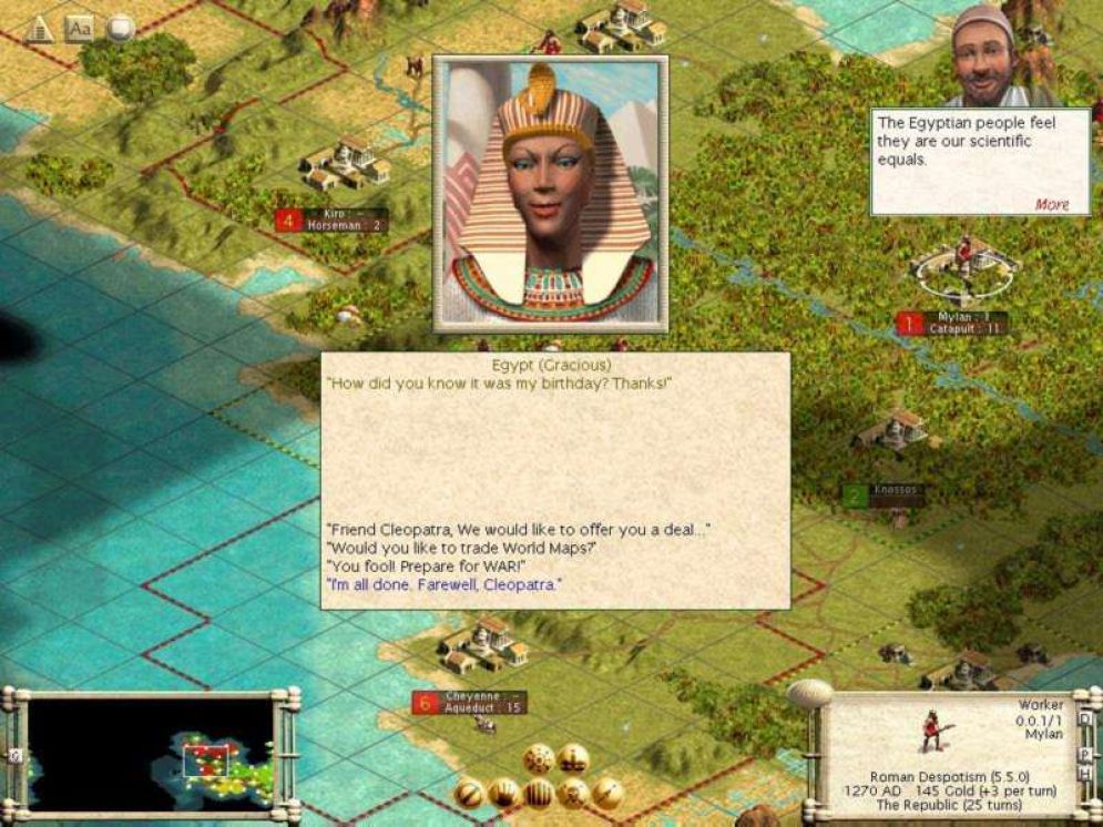 Screenshot ze hry Civilization III - Recenze-her.cz
