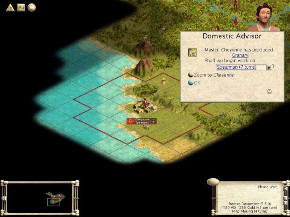 Screenshot ze hry Civilization III - Recenze-her.cz