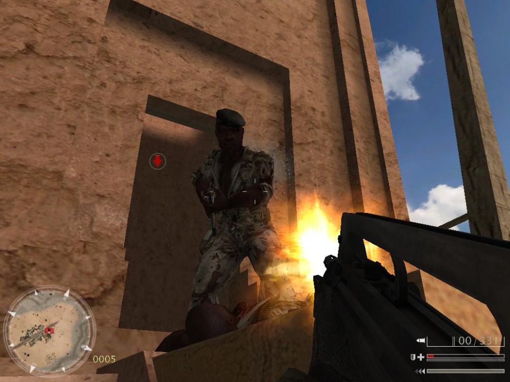 Screenshot ze hry Code of Honor: The French Foreign Legion - Recenze-her.cz