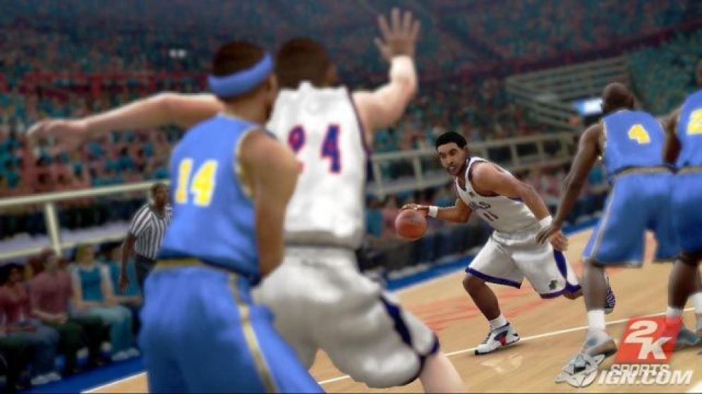 Screenshot ze hry College Hoops 2K7 - Recenze-her.cz