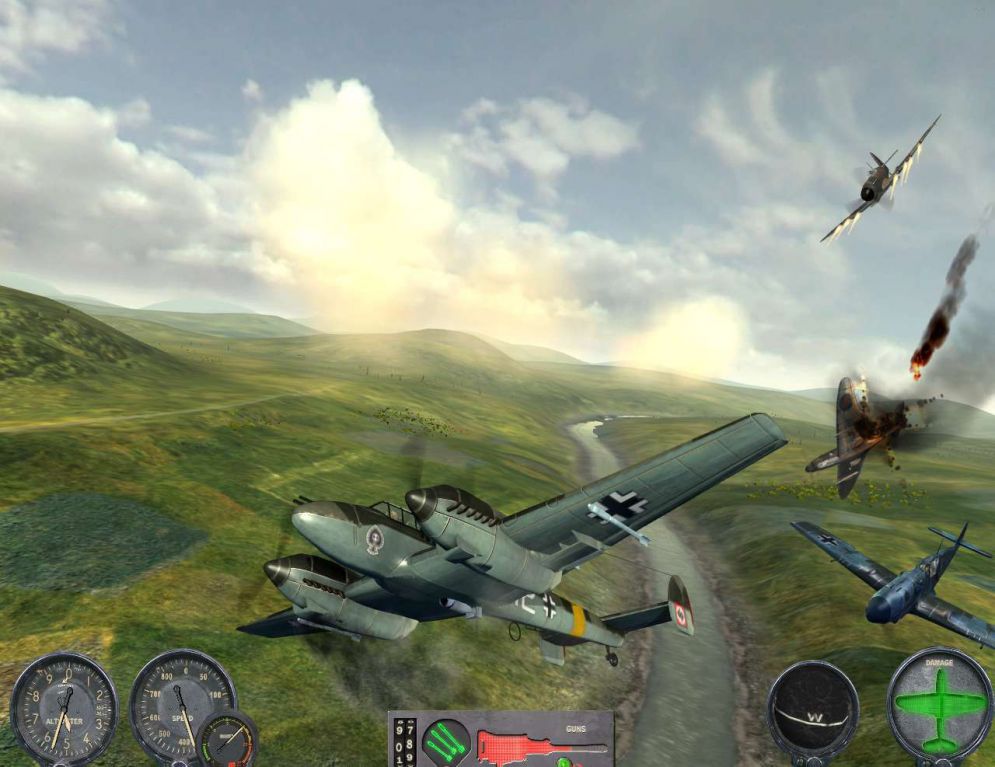 Screenshot ze hry Combat Wings: The Great Battles of WWII - Recenze-her.cz