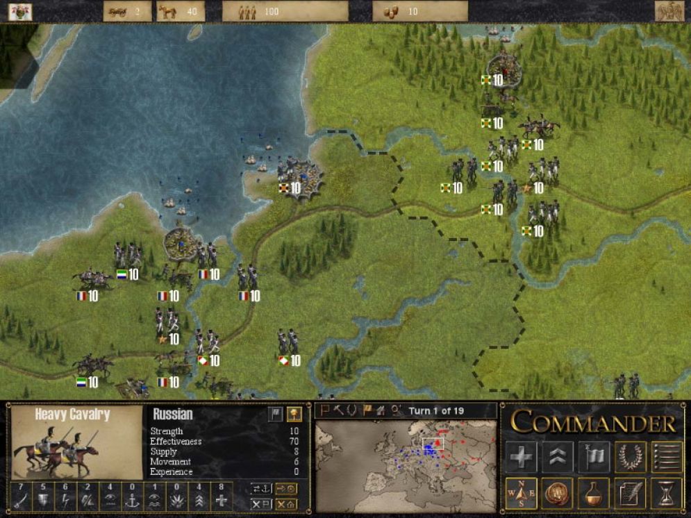 Screenshot ze hry Commander: Napoleon at War - Recenze-her.cz