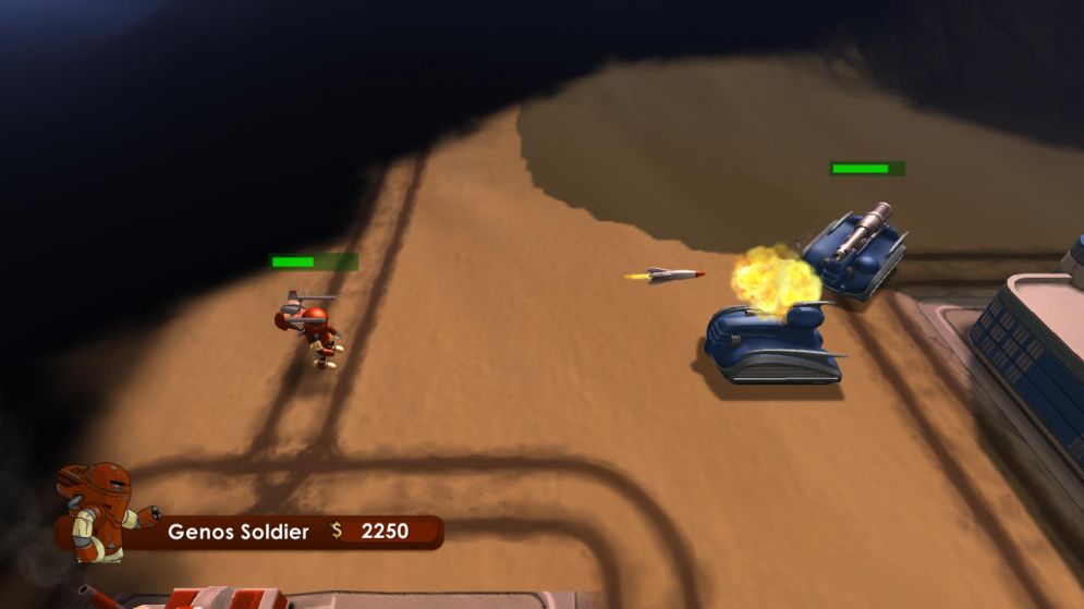 Screenshot ze hry Commanders: Attack of the Genos - Recenze-her.cz