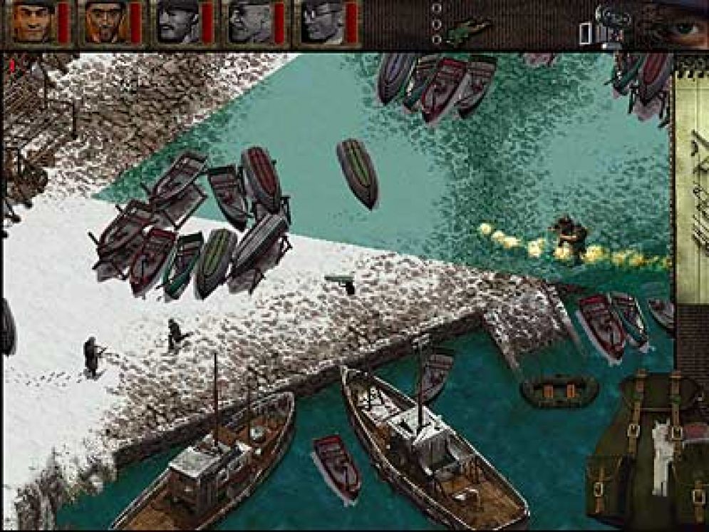 Screenshot ze hry Commandos: Behind The Enemy Lines - Recenze-her.cz