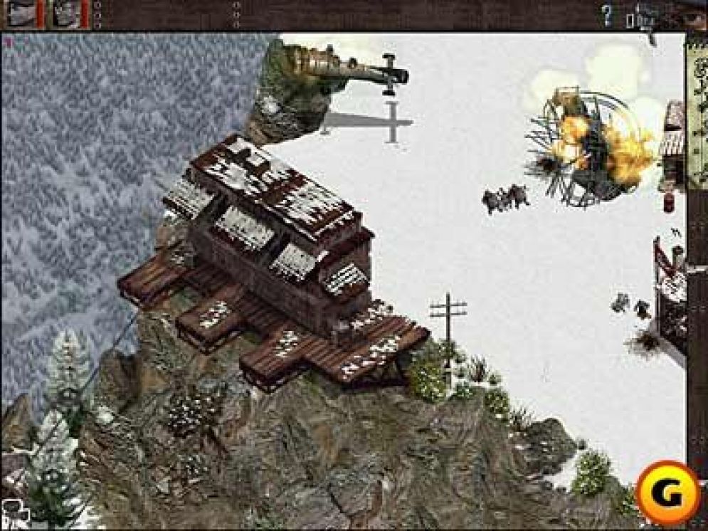 Screenshot ze hry Commandos: Behind The Enemy Lines - Recenze-her.cz