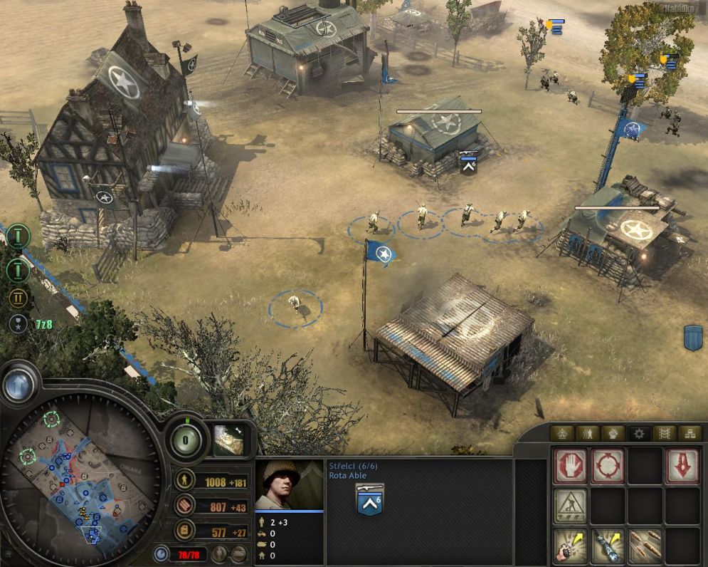 Screenshot ze hry Company of Heroes - Recenze-her.cz