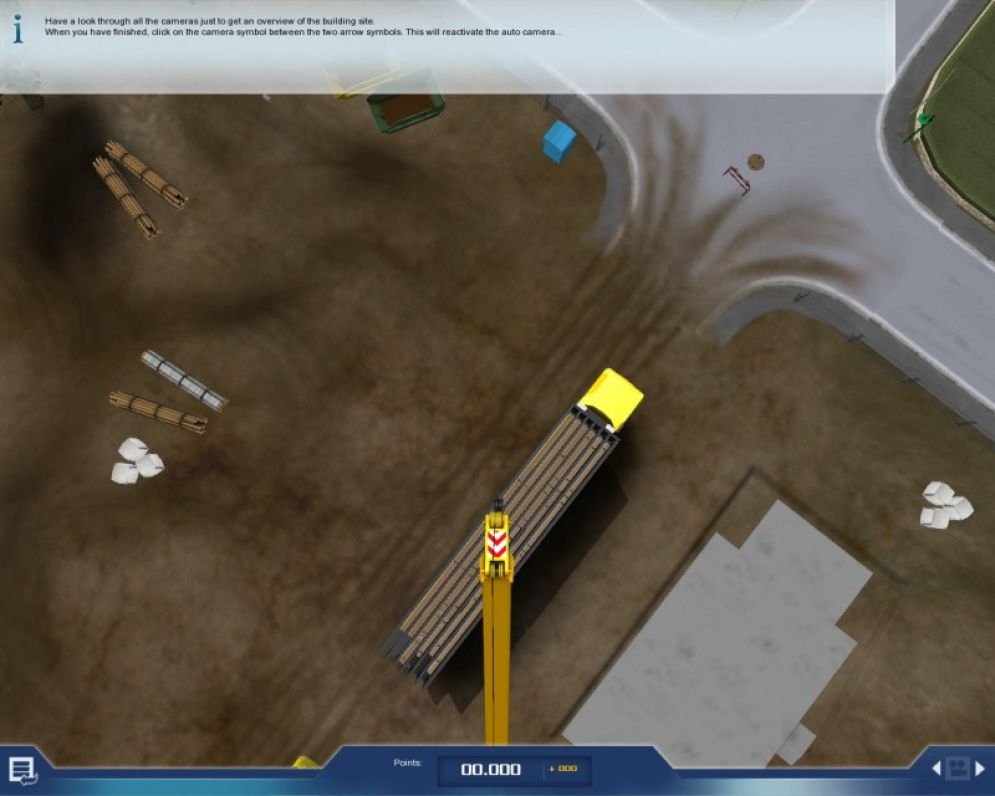 Screenshot ze hry Crane Simulator 2009 - Recenze-her.cz